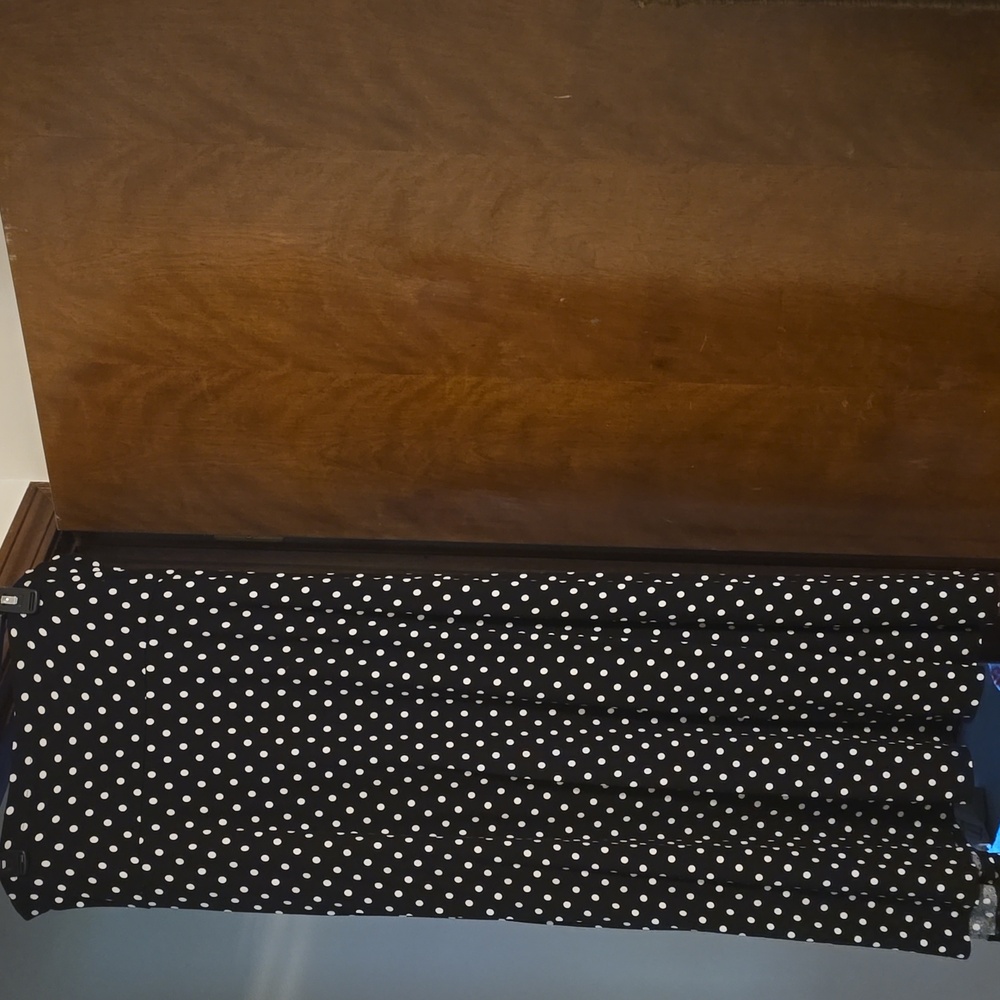 Gillian Grey Polka Dot Black and White Skirt